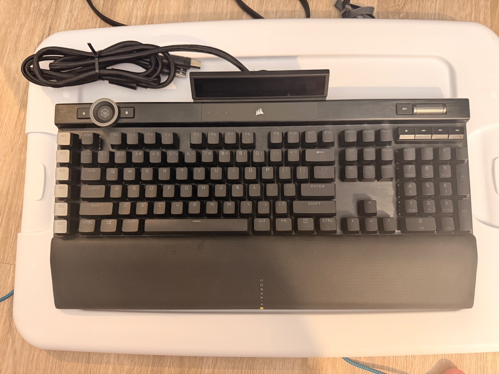 Corsair K100 RGB OPX Optical-Mechanical Gaming Keyboard CH-912A01A-NA Black