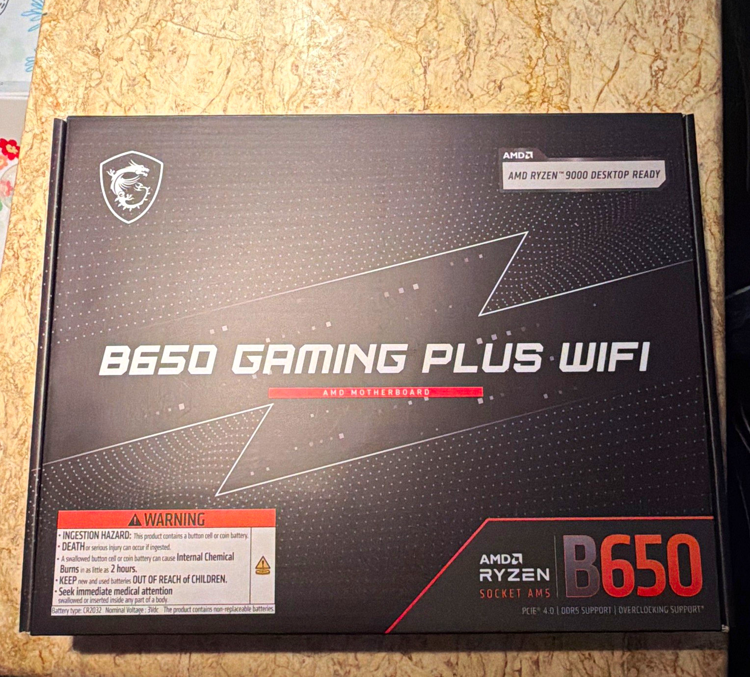 MSI B650 Gaming Plus WiFi ATX AM5 DDR5 4-Slot Wi-Fi 6E Bluetooth 5.3