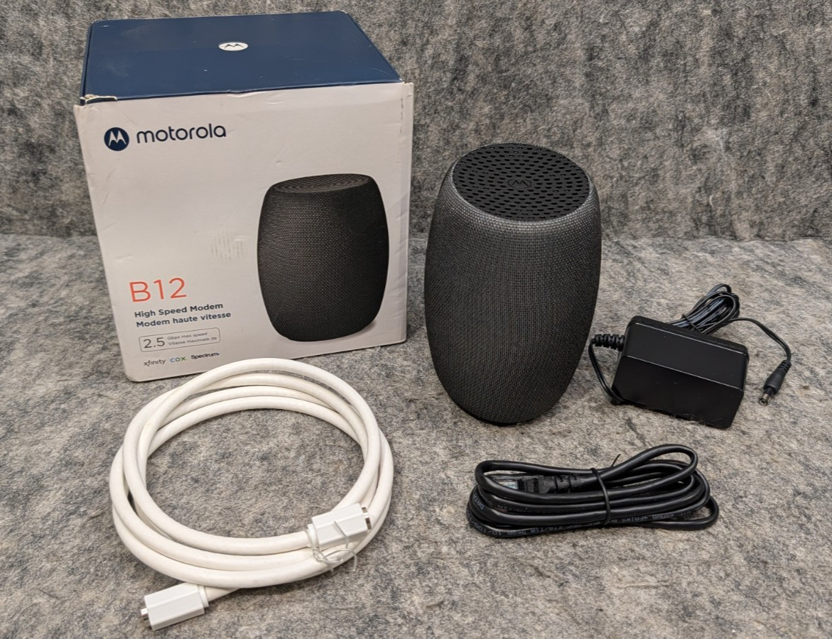 Motorola B12 High Speed Cable Modem 2500 Mbps / 2.5 Gbps DOCSIS 3.1 🔥New🔥