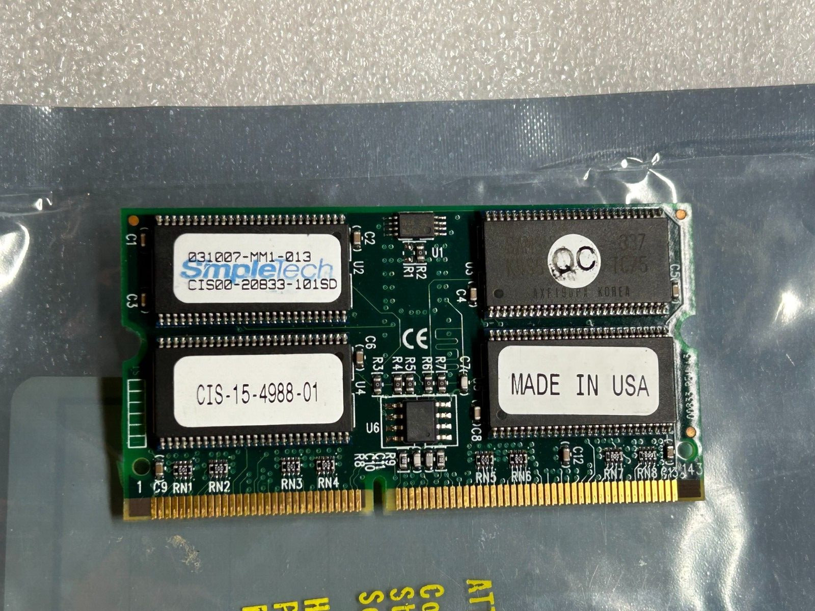 New Cisco Catalyst 6500 Series SimpleTech CIS-15-4988-01 MEM-MSFC2-512MB Memory