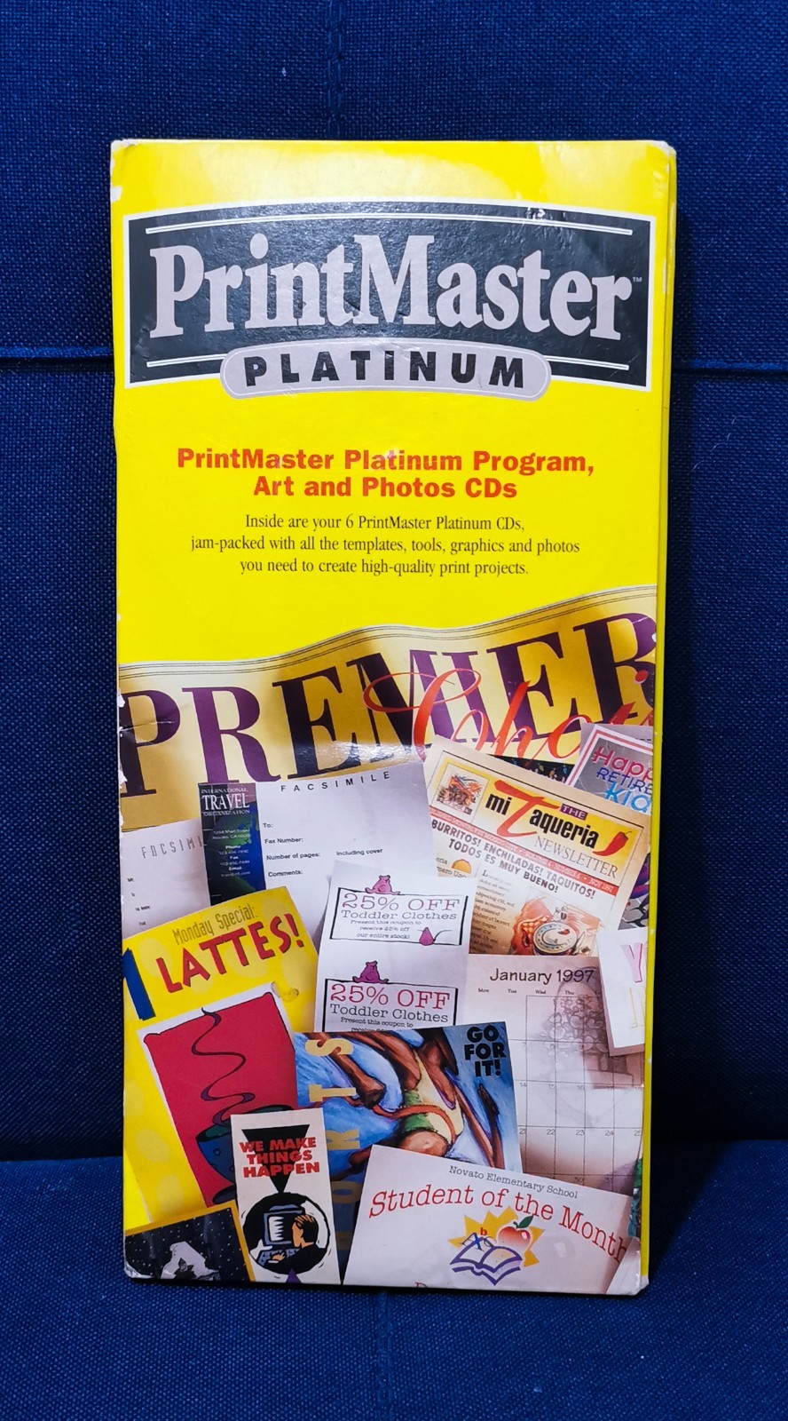 PrintMaster Platinum 6-CD Set | Templates, Graphics & Tools | Great Condition