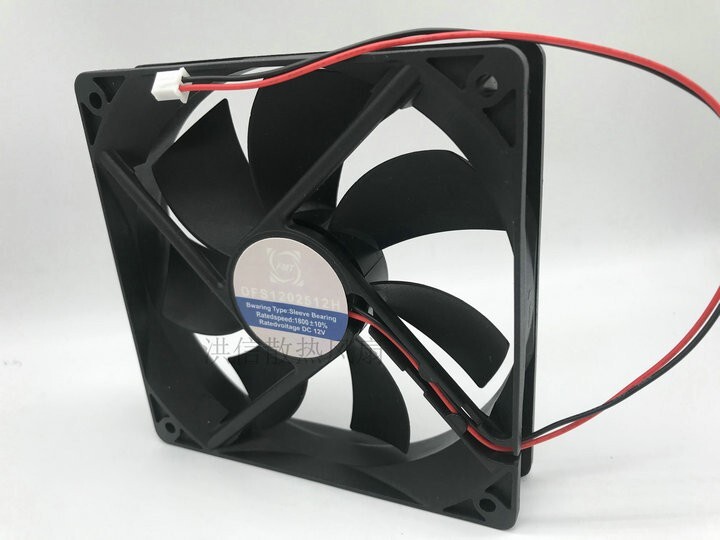 1PC  Chassis Ultra Quiet Cooling Fan  DFS1202512H 1800RPM12025 12V 0.20A