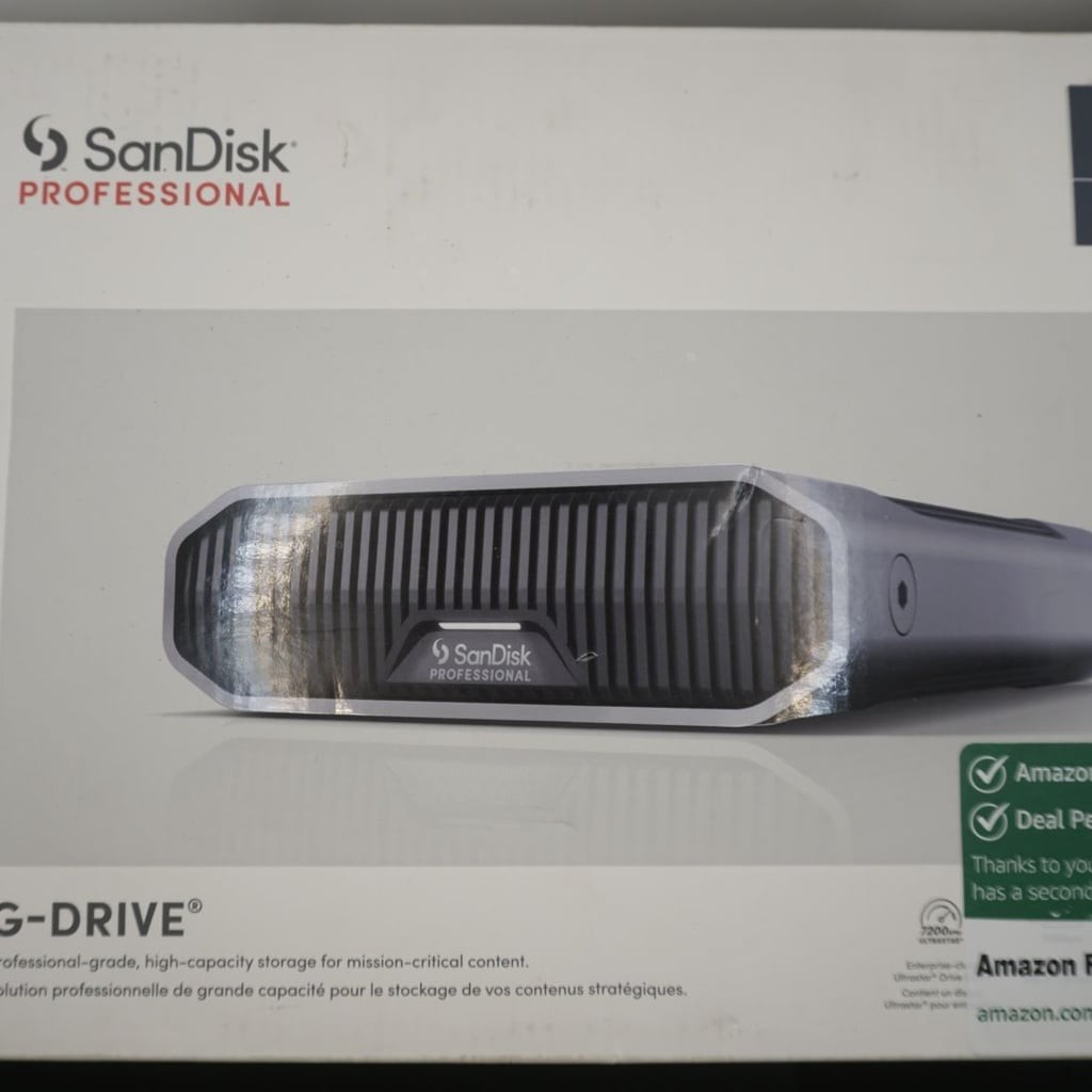 SanDisk Professional 12TB G-DRIVE Enterprise-Class Desktop Hard Drive