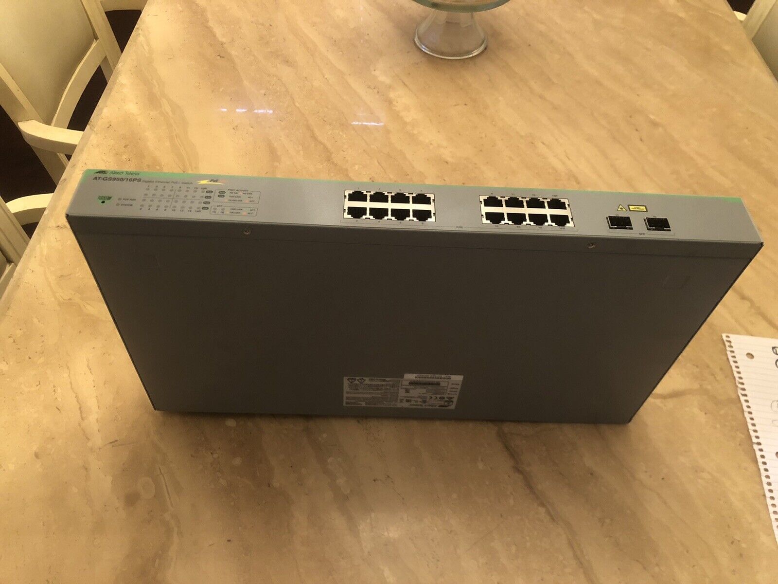 Allied Telesis  AT (AT-GS950/16-10) 16-Ports External Switch Managed