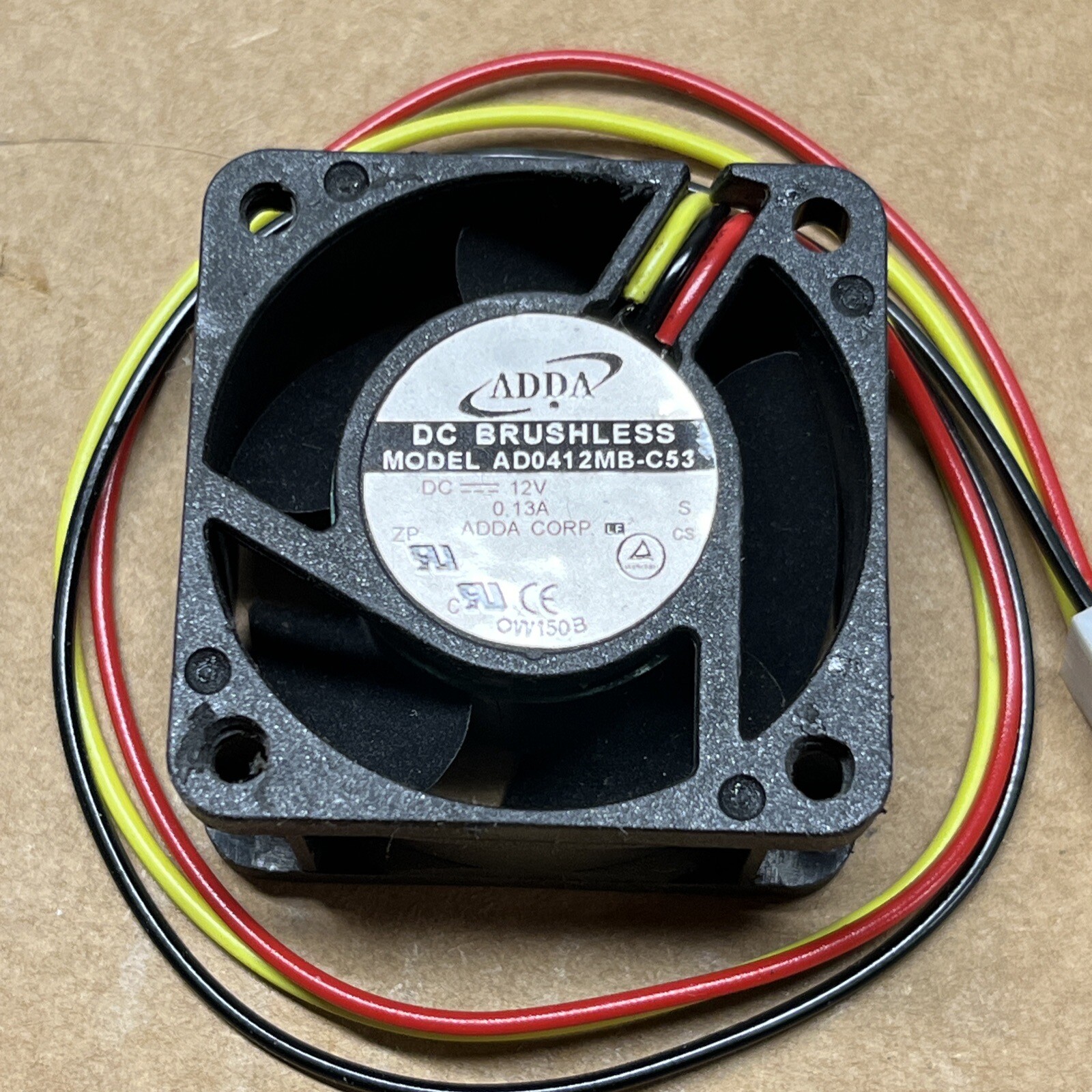 1pc ADDA AD0412MB-C53 4020 4CM 12v 0.13A cooling Fan US Seller Tested Working
