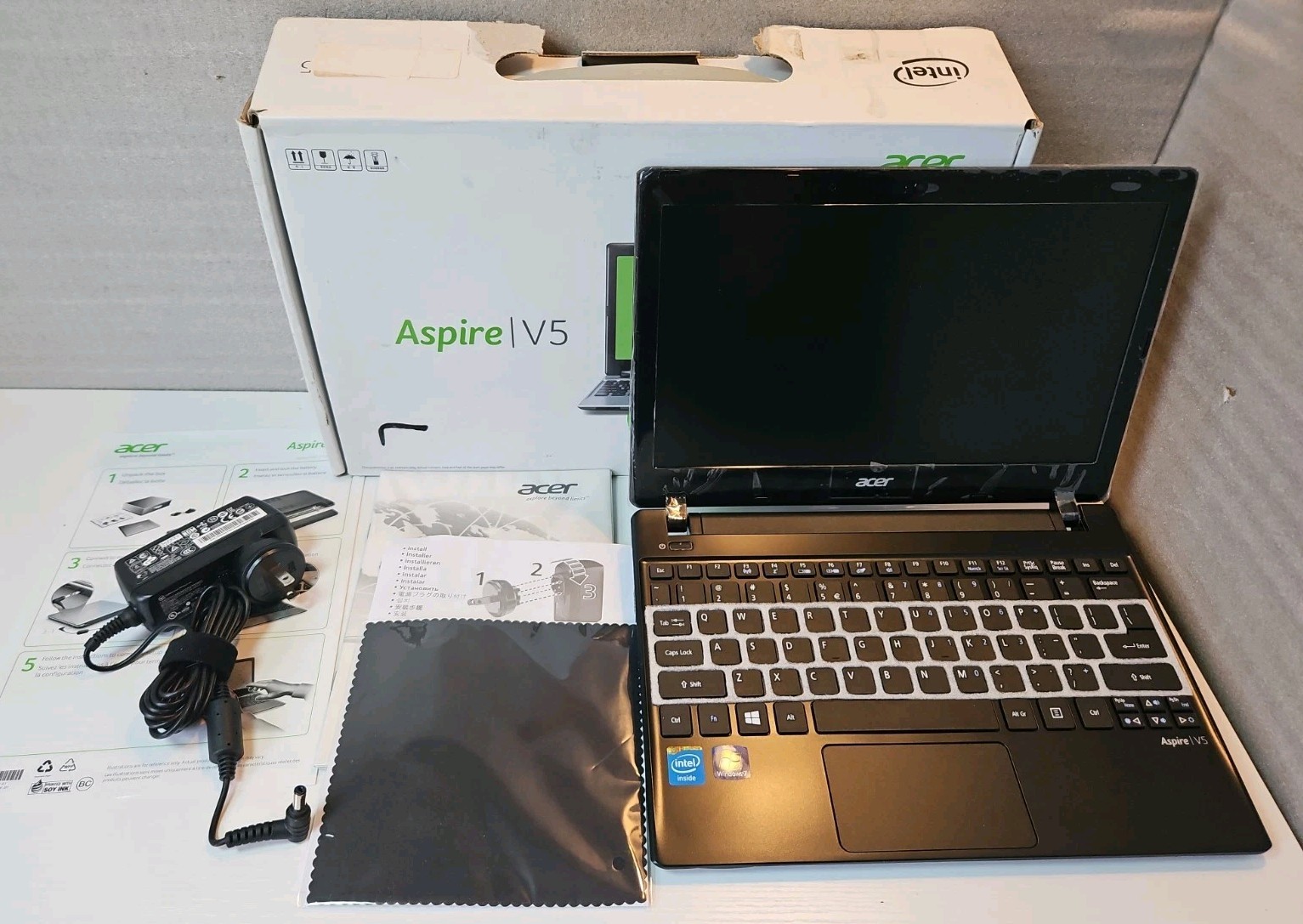 Acer Aspire V5-131-2629 11.6" Laptop Celeron 1007U 4GB 500GB Windows 7 Open Box