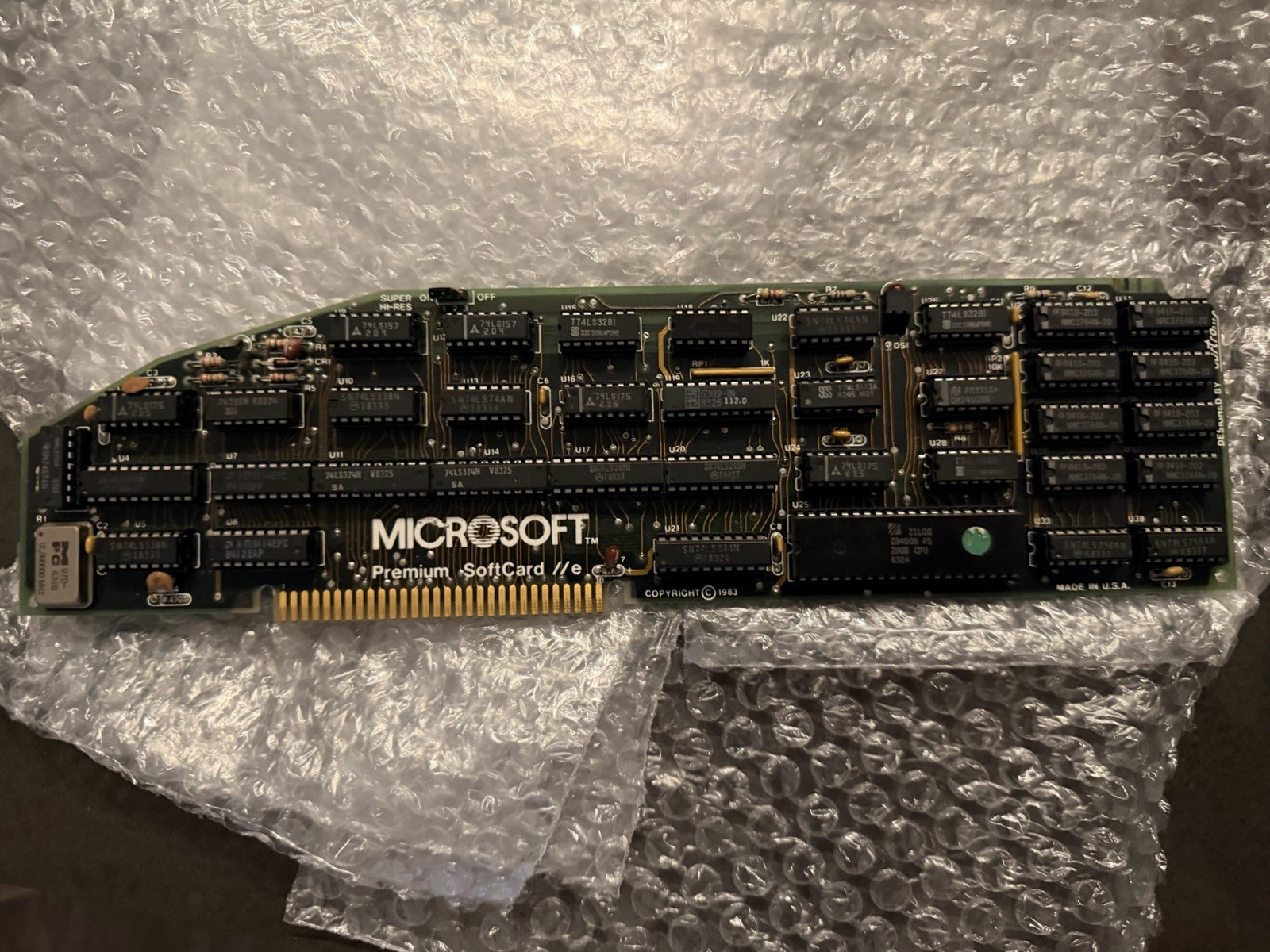 Apple II Microsoft Premium SoftCard IIe With Manuals
