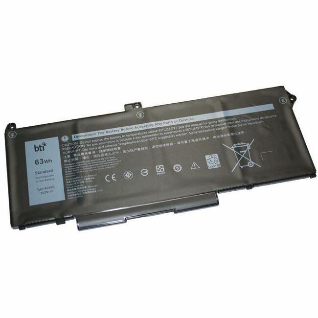 BTI RJ40G-BTI 15.2V 63WHR LI-ION BATTERY 75X16 M033W RJ40G