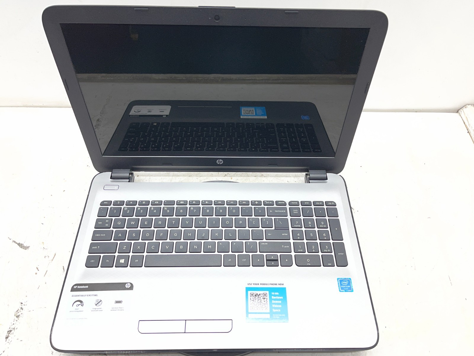 HP 15-AC158NR Intel Pentium N3700 1.6GHz 8 GB NO HDD No Batt