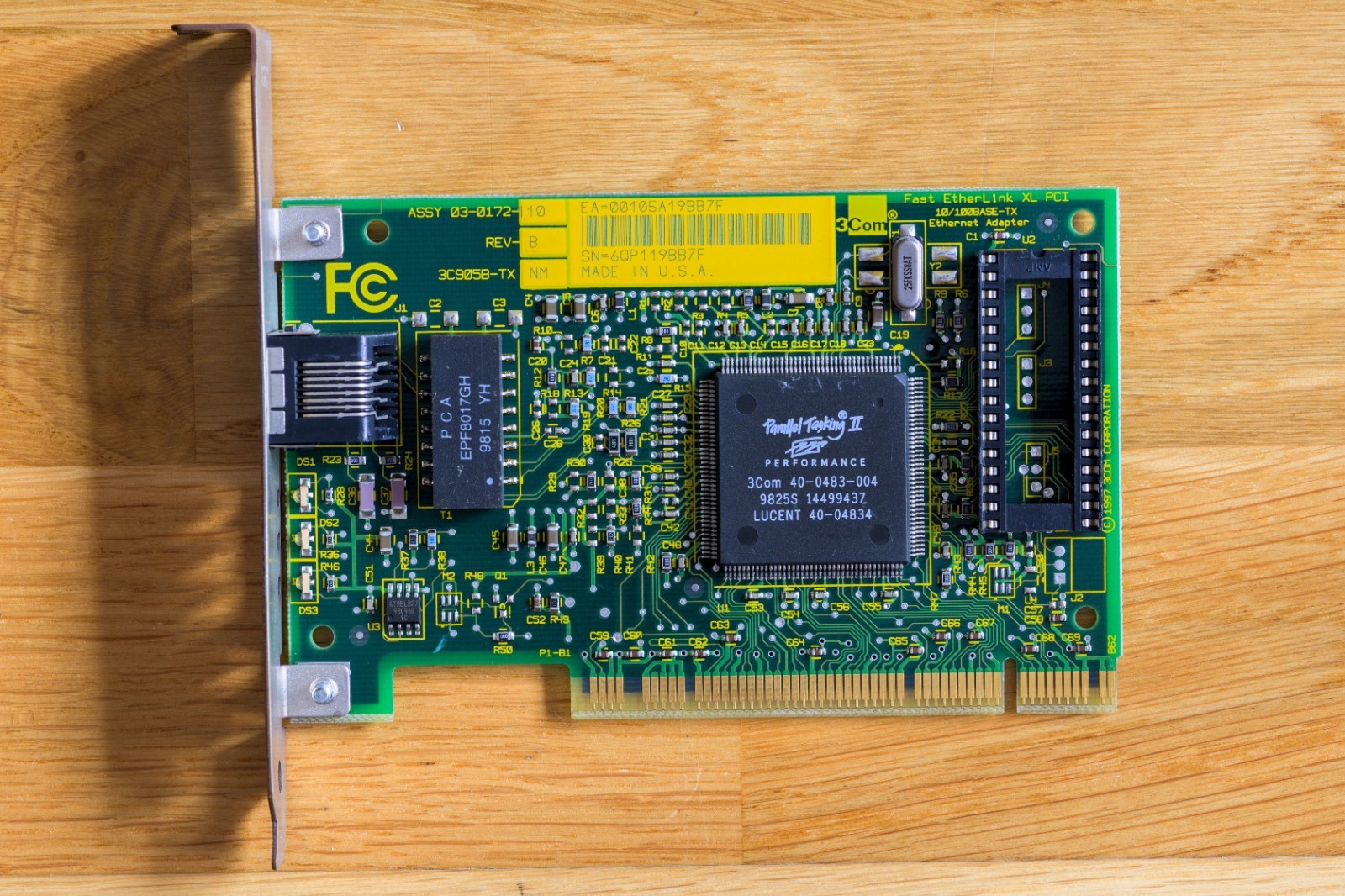 3Com Fast Ether Link XL 3C905B-TX | 10/100Mbit PCI Ethernet Controller