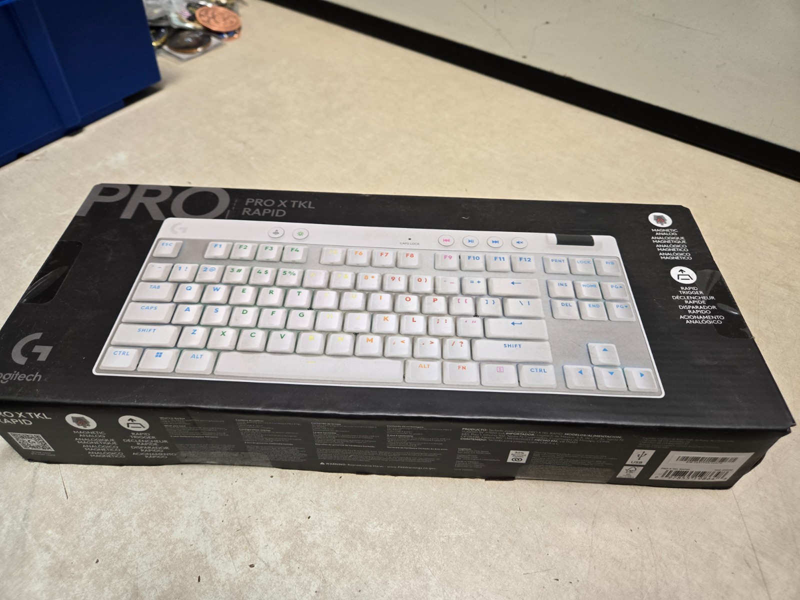 Logitech G PRO X TKL Rapid Tenkeyless RGB Gaming Keyboard 920-013132 Sealed