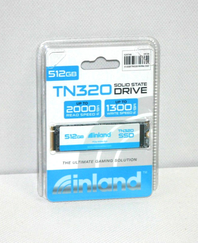 INLAND TN320 512GB NVMe SSD M.2 2280 PCIe Gen 3.0x4 3D TLC NAND NEW