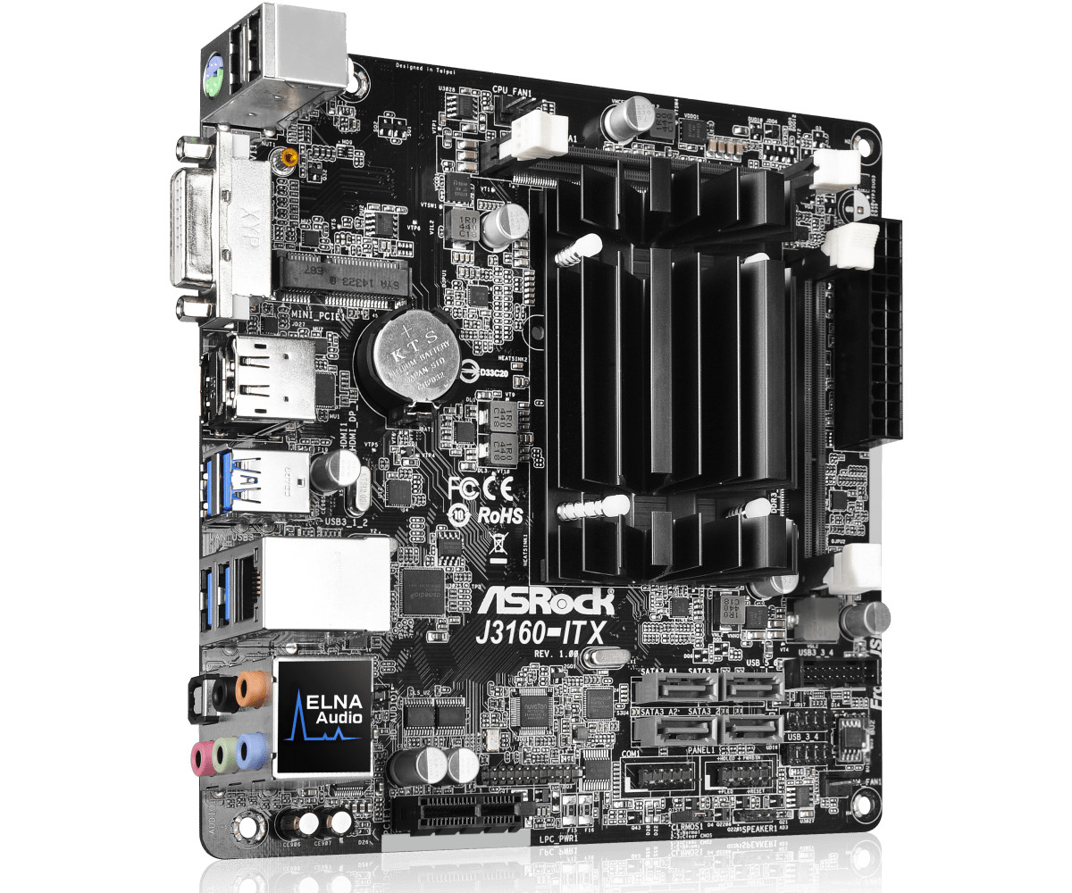 Suitable for ASROCK J3160-ITX motherboard J3160 2 * DDR3 16G DVI+DP+HDMI M-ITX