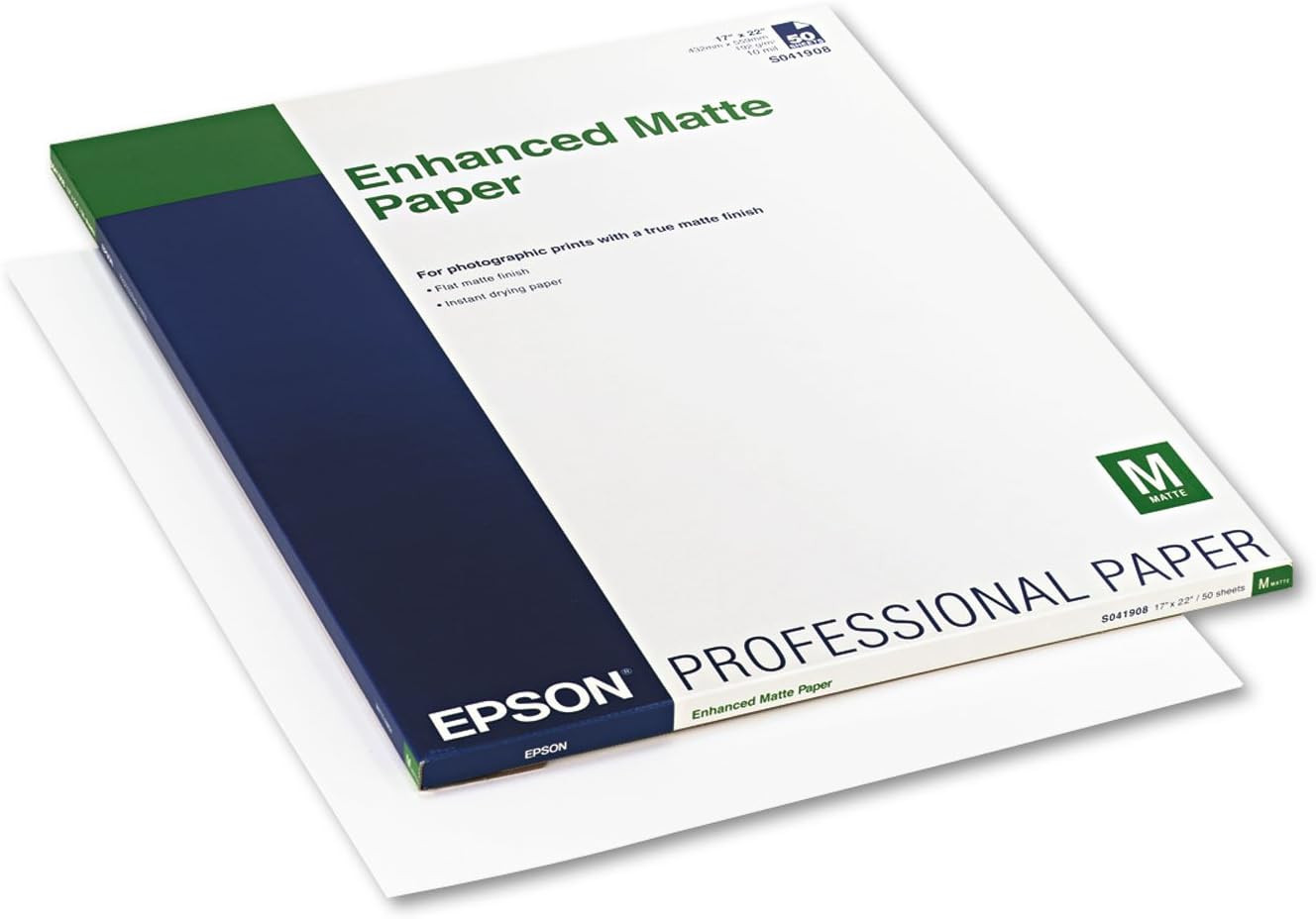 Epson Ultra Premium Matte 17 X 22 Inch Presentation Paper 50 Sheets (S041908) |