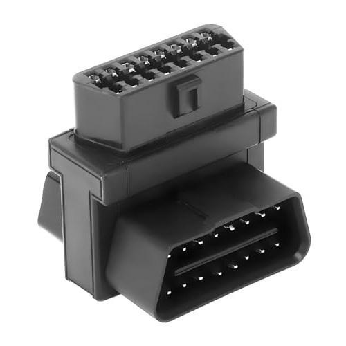 OBD2 Splitter, OBDII Full 16 Pin One Male to Two Female Extension Converter Adap