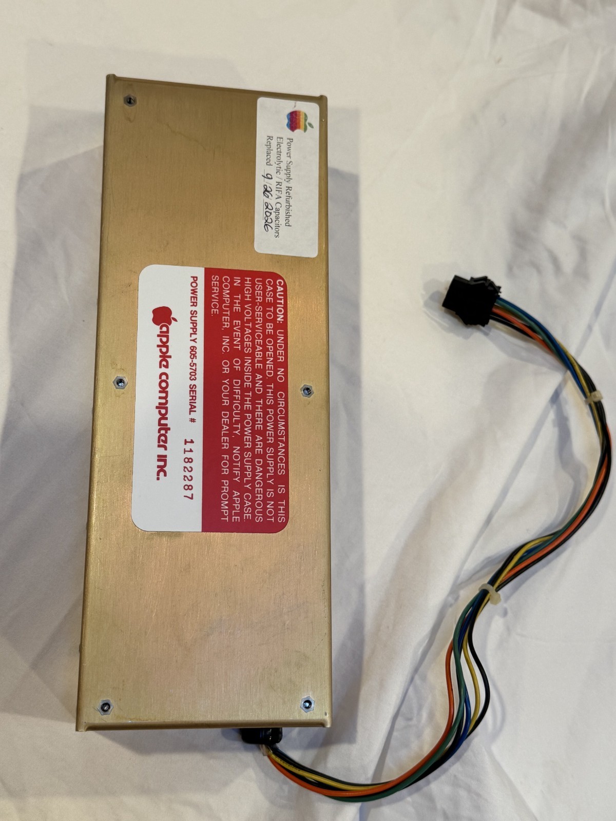 Apple II II+ IIe Power Supply PSU Refurbished Recapped Tested Original Apple