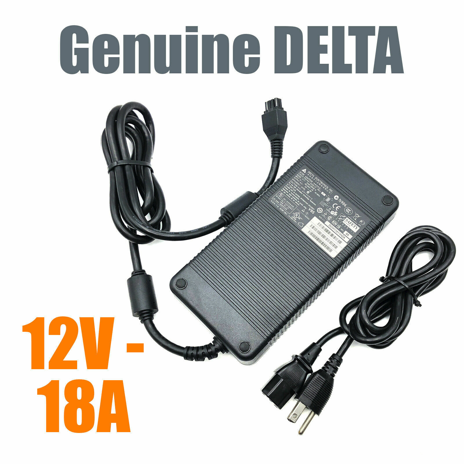 Genuine Delta Electronics EADP-220AB B AC Adapter Power Supply 12V 18A No Cord