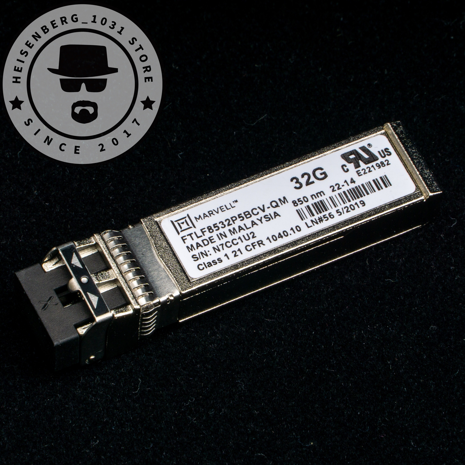 QLogic FTLF8532P5BCV-QM 32G Fibre Channel SW SFP+ Transceiver for QLE27xx HBAs 