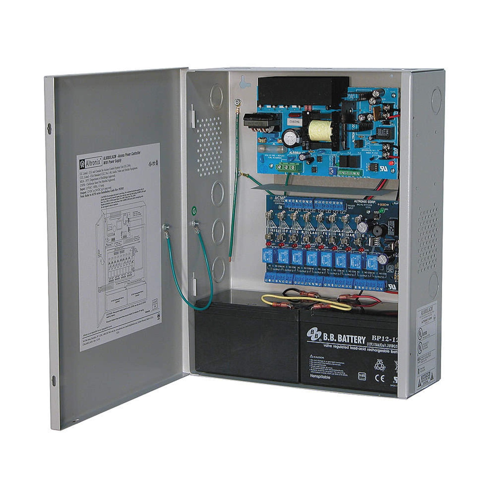 Power Supply 8 Fuse 12VDC Or 24VDC @ 6A