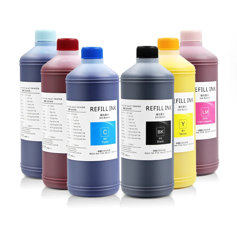 1000ML 6 Colors Pigment Ink For L1805 L850 L800 L801 L805 L810 L1800