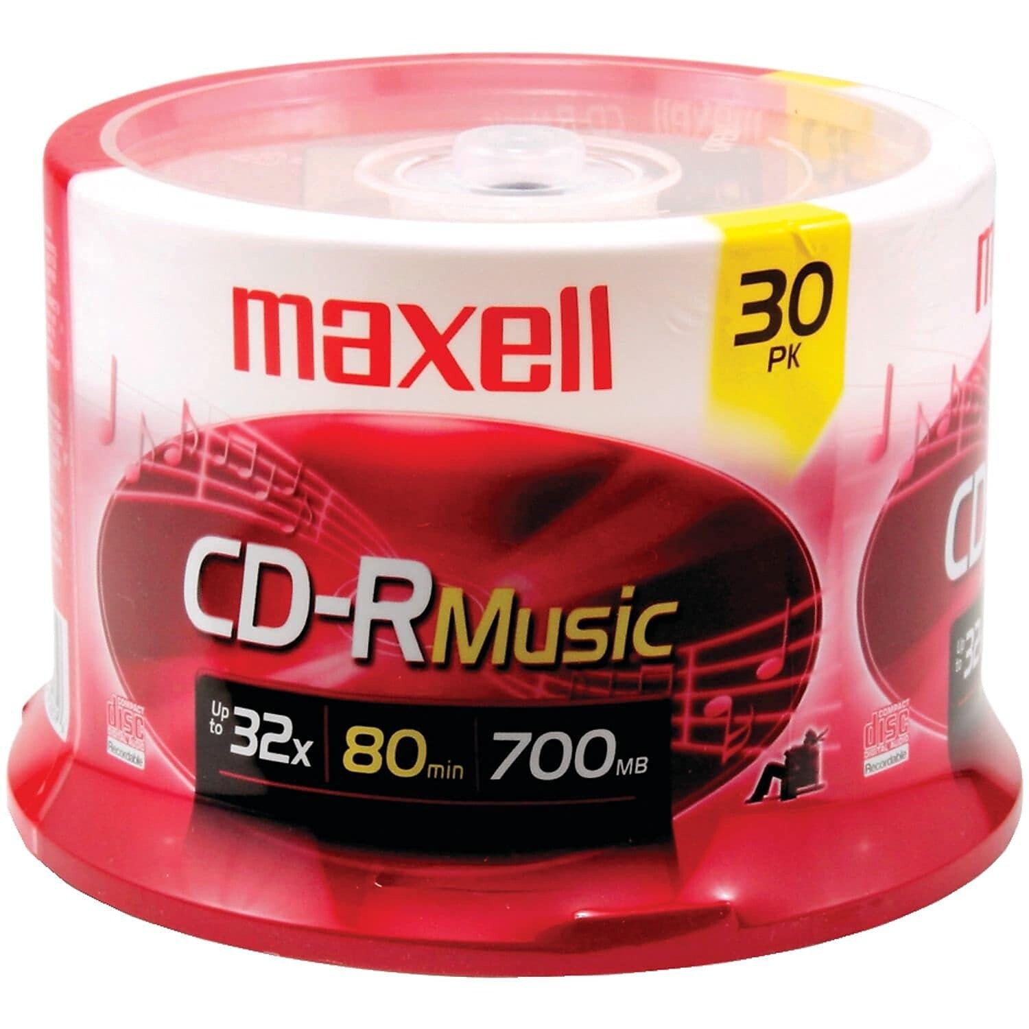 Maxell – 625335, Premium Quality Noise free Surface Playback Recordable CD