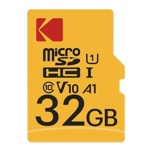 Kodak 32GB Class 10 UHS-I U1 MicroSDHC Card with Adapter 10x Write Speed