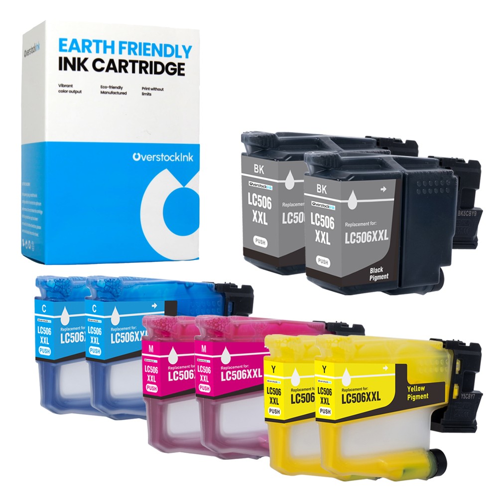 8-Pack OSI Compatible LC506XXL Printer Ink Cartridges fits Brother MFC-J4355DW