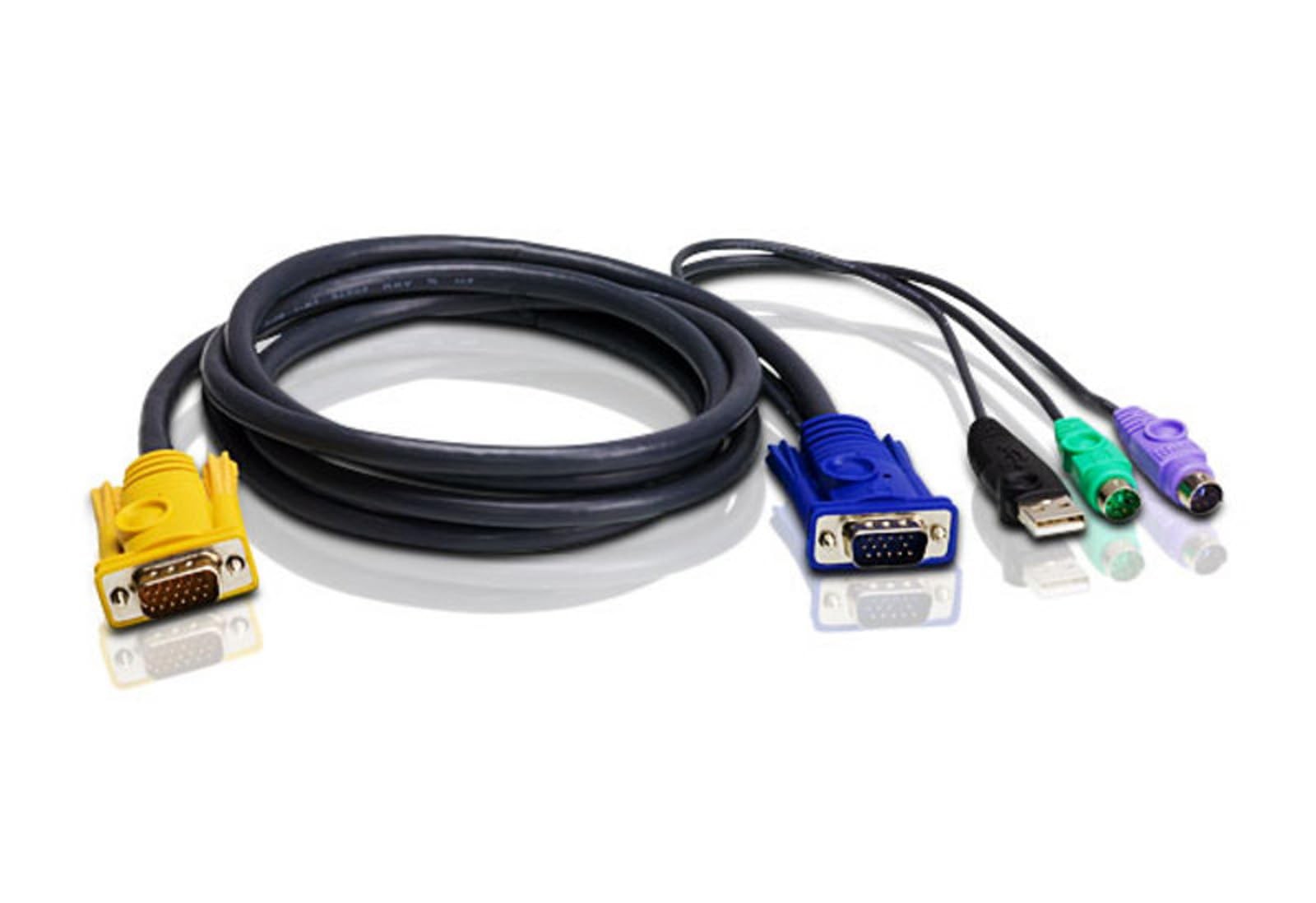 ATEN 2L5303UP 10 FT PS/2USB KVM Cable for KVM Switch
