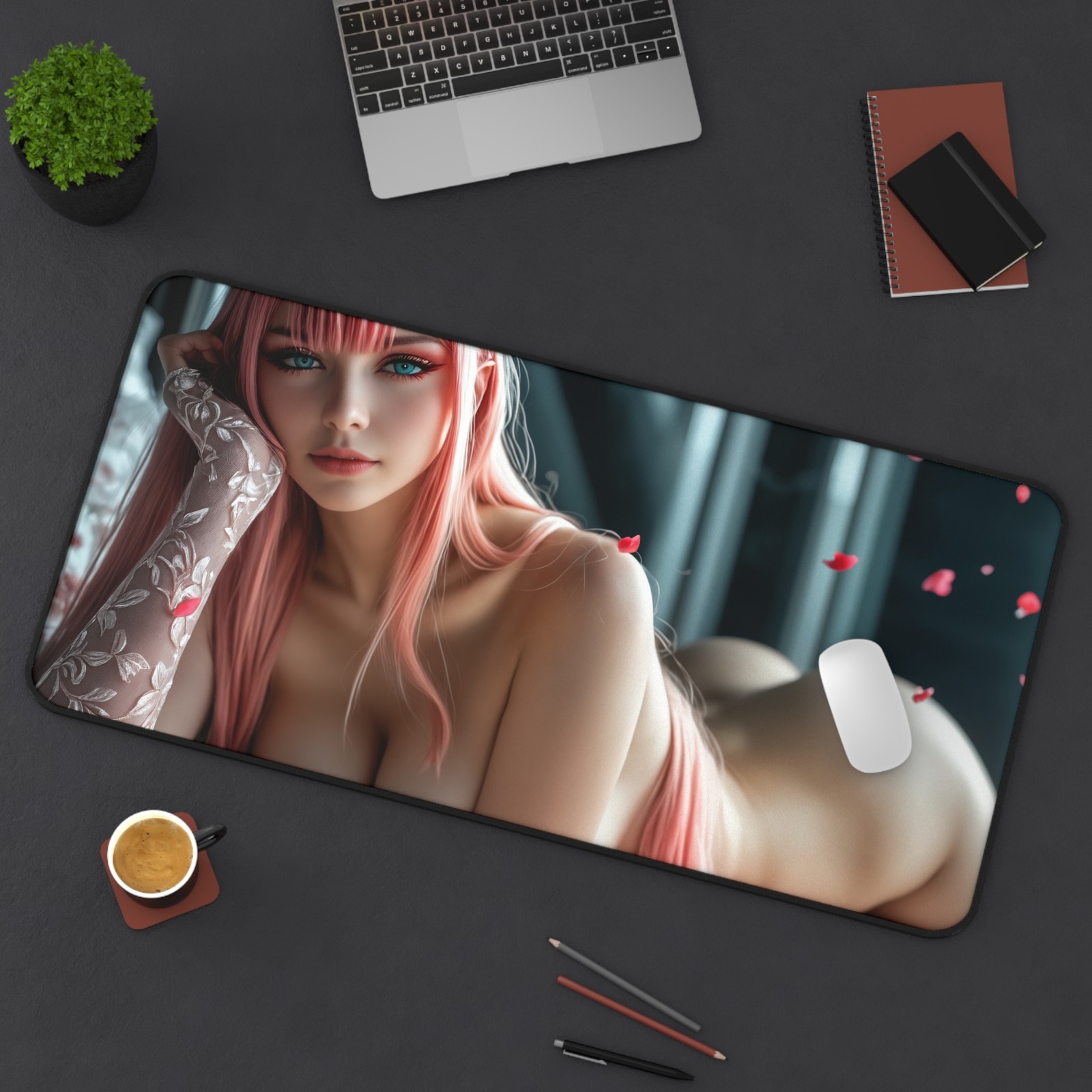 Darling in the Franxx Mouse Pad, Zero Two Desk Mat, XXL