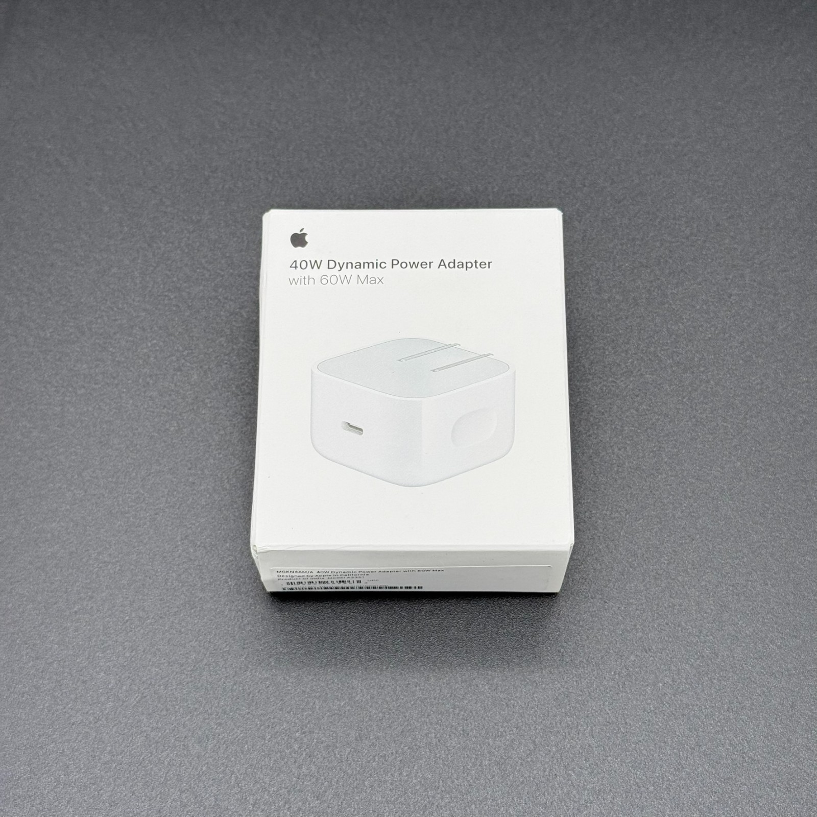 Apple 40W Dynamic Power Adapter 60W Max MGKNAAM/A