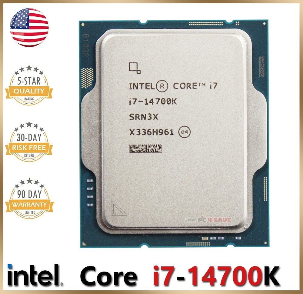Intel Core i7-14700K CPU SRN3X 5.60GHz 20-Core LGA-1700 Desktop Gaming Processor