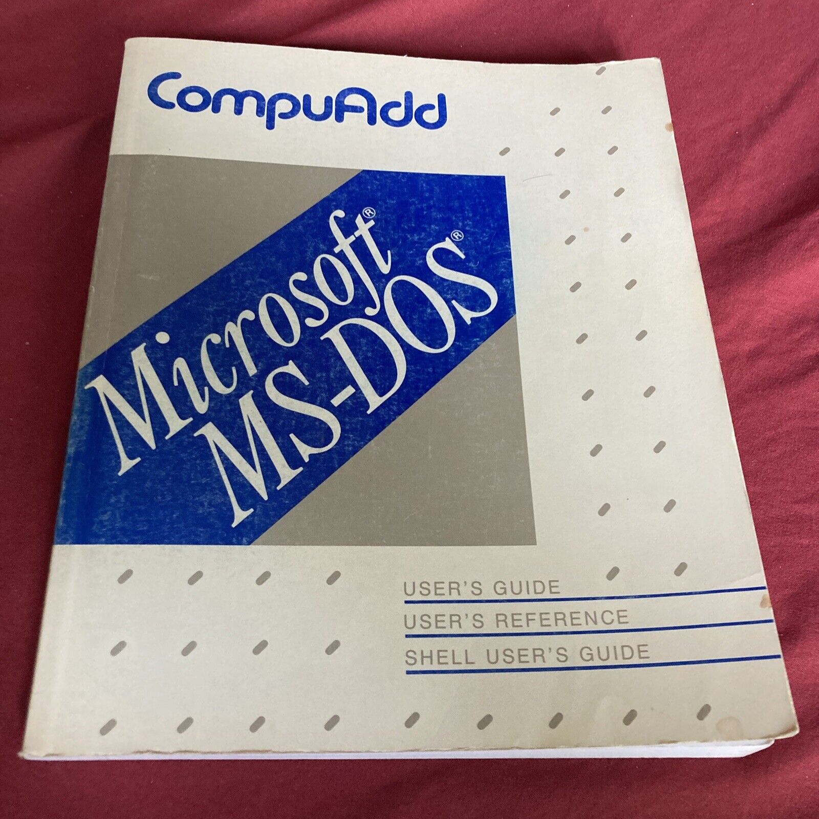 Vintage CompuAdd Microsoft MS-DOS User’s Guide