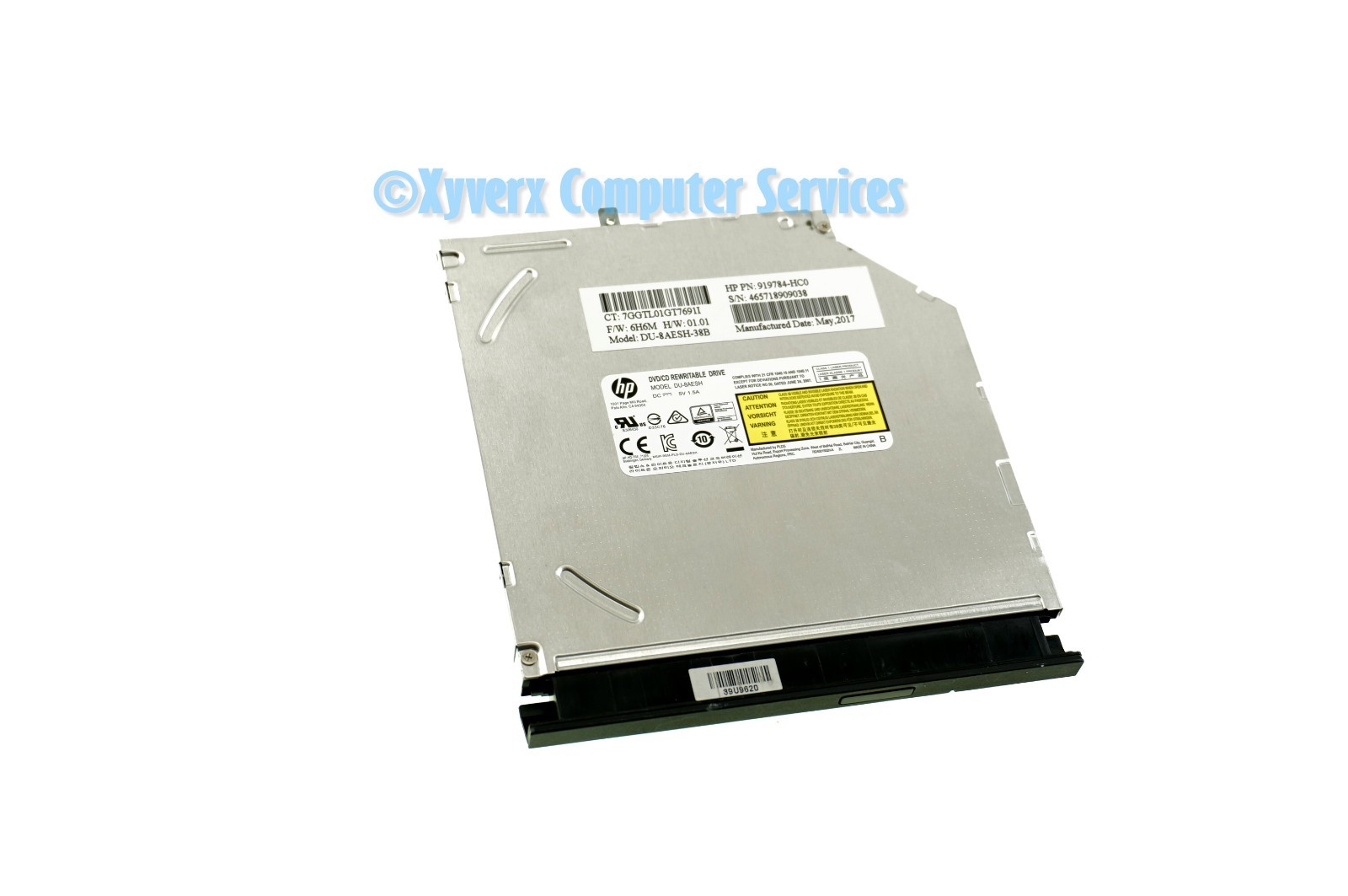919784-HC0 DU-8AESH OEM HP DVD W BEZEL COVER 15-F 15-F233WM (GRD B)(CF34)