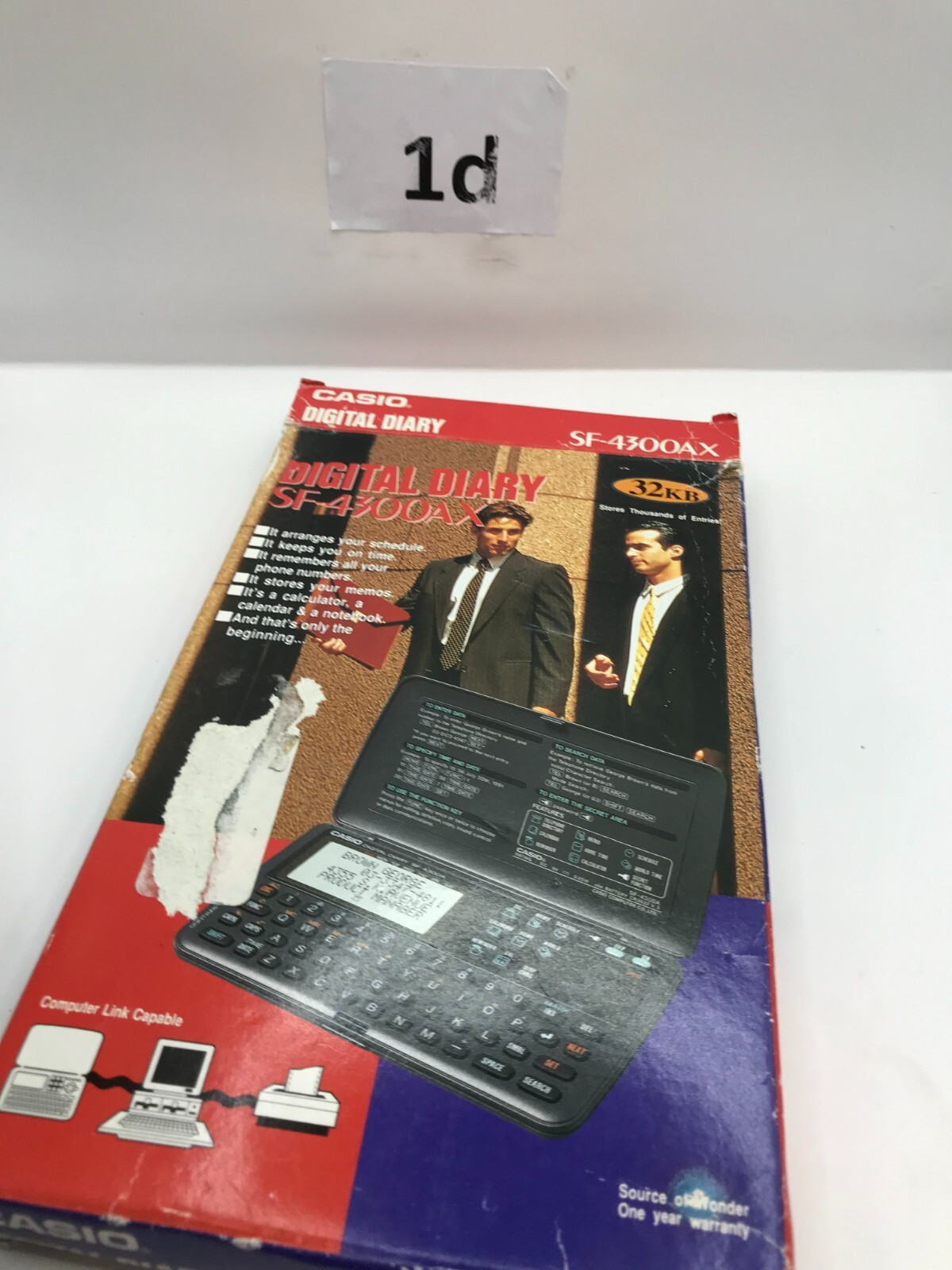 Casio 32kb Digital Diary Sf-4300a Rare Multi-lingual
