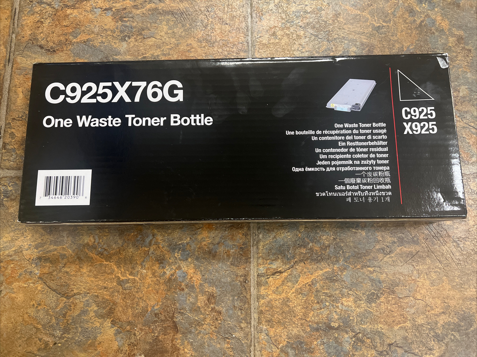 Brand New Lexmark C925X76G Waste Toner Bottle - OEM, 30000 Yield