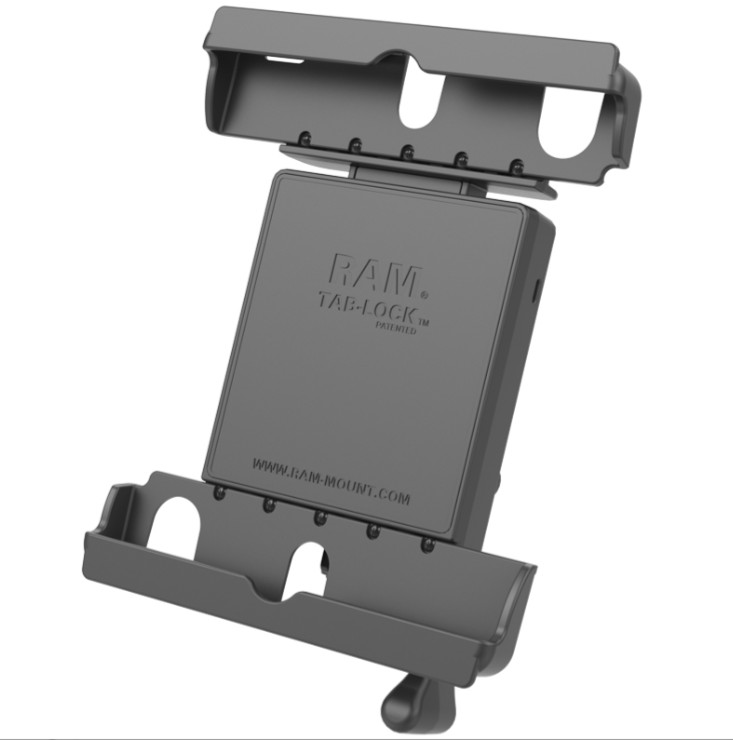 RAM-HOL-TABL20U RAM Tab-Lock Locking Cradle iPad Air 1-2 & 9.7 Tablets W/ CASES