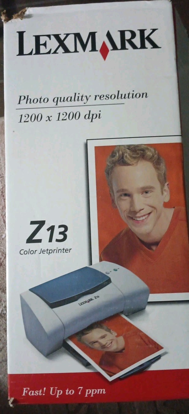 Lexmark Z13 BRAND NEW OPEN BOX Inkjet Digital Photo Printer Color Jetprinter