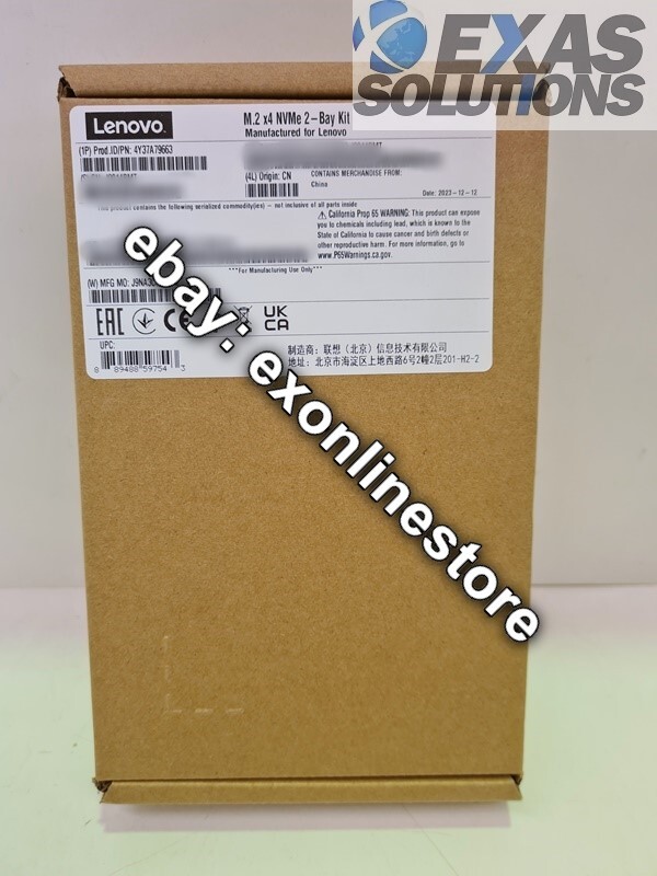 4Y37A79663 - ThinkSystem M.2 SATA/x4 NVMe 2-Bay Adapter