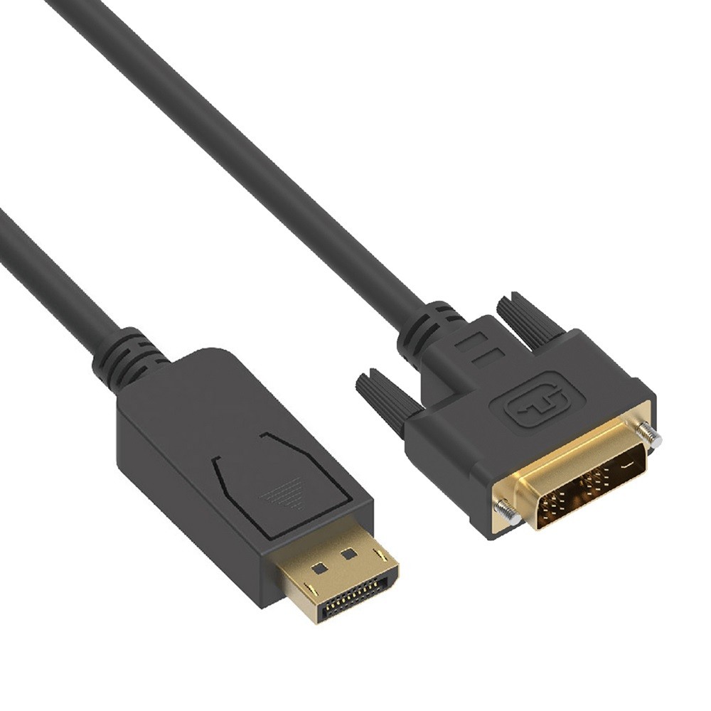 20 Pack of 3Ft Display Port Male to DVI Male Cable