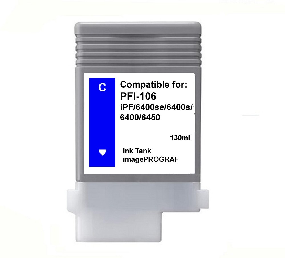 PFI-106 Cyan Ink Cartridge for Canon  6400s 6400se 6400 6450 PFI106C