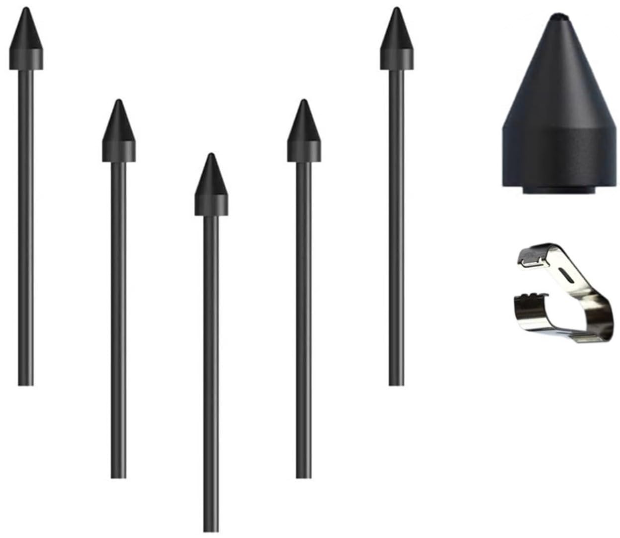 5PCS OEM S24 Ultra Soft Tips/Nibs Replacement for Samsung Galaxy S24 Ultra St...