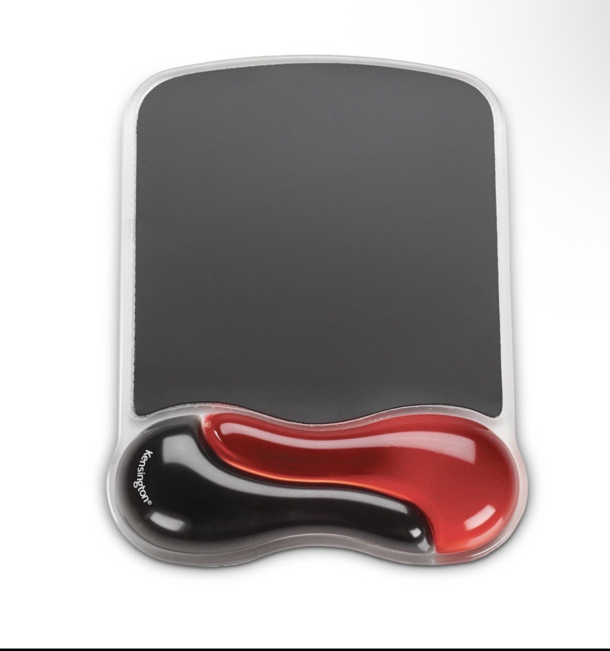 Kensington Duo Gel Mouse Pads: 7-5/8 in. x 9-5/8 in. (Black and Red) NEW In Box