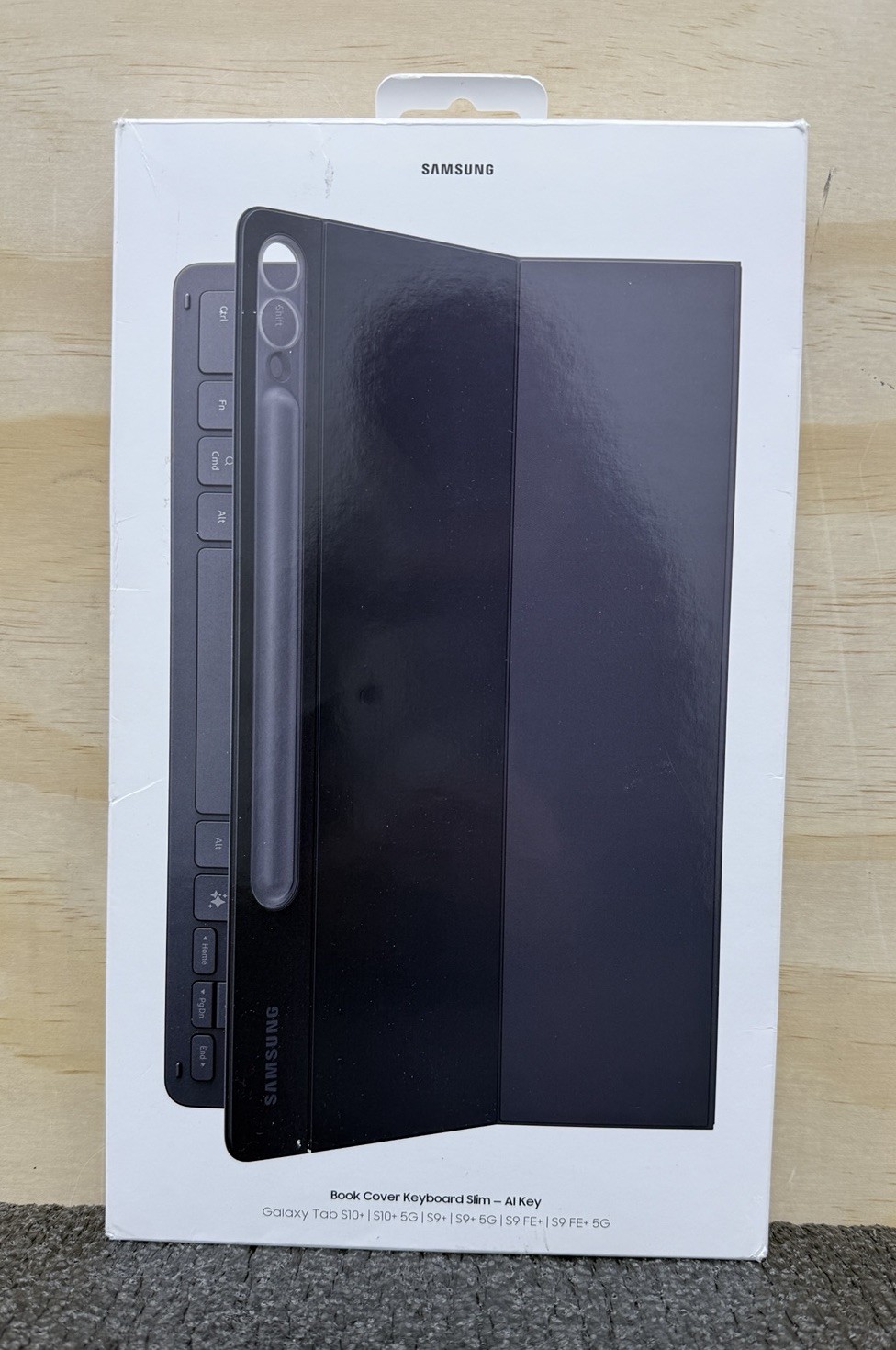 Samsung Book Cover Keyboard Slim for Galaxy Tab S10+/S9+/S9 FE+/ AI KEY EF-DX820