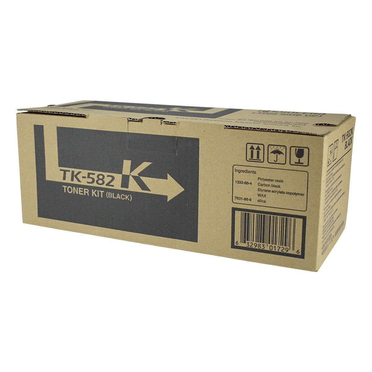 Kyocera Mita 1T02KT0US0, TK582K OEM Toner Black 3.5K Yield for use in