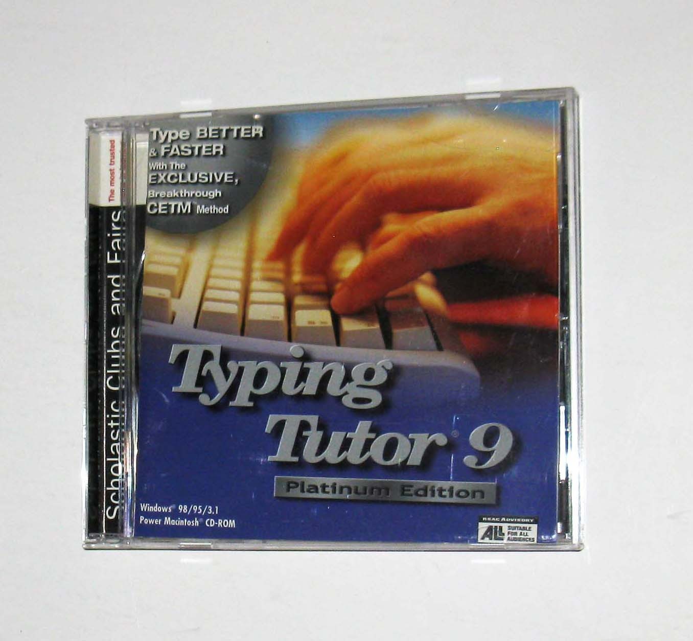 Typing Tutor 9 Platinum Edition PC & MAC 1998 CD-ROM Software 0671-31791-1