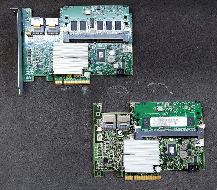 LOT OF 2 Dell PowerEdge R710 Board PWB F431J SAS RAID Controller
