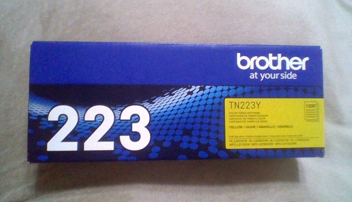 New Unused - Brother 223 Yellow Toner Cartridge TN-223Y