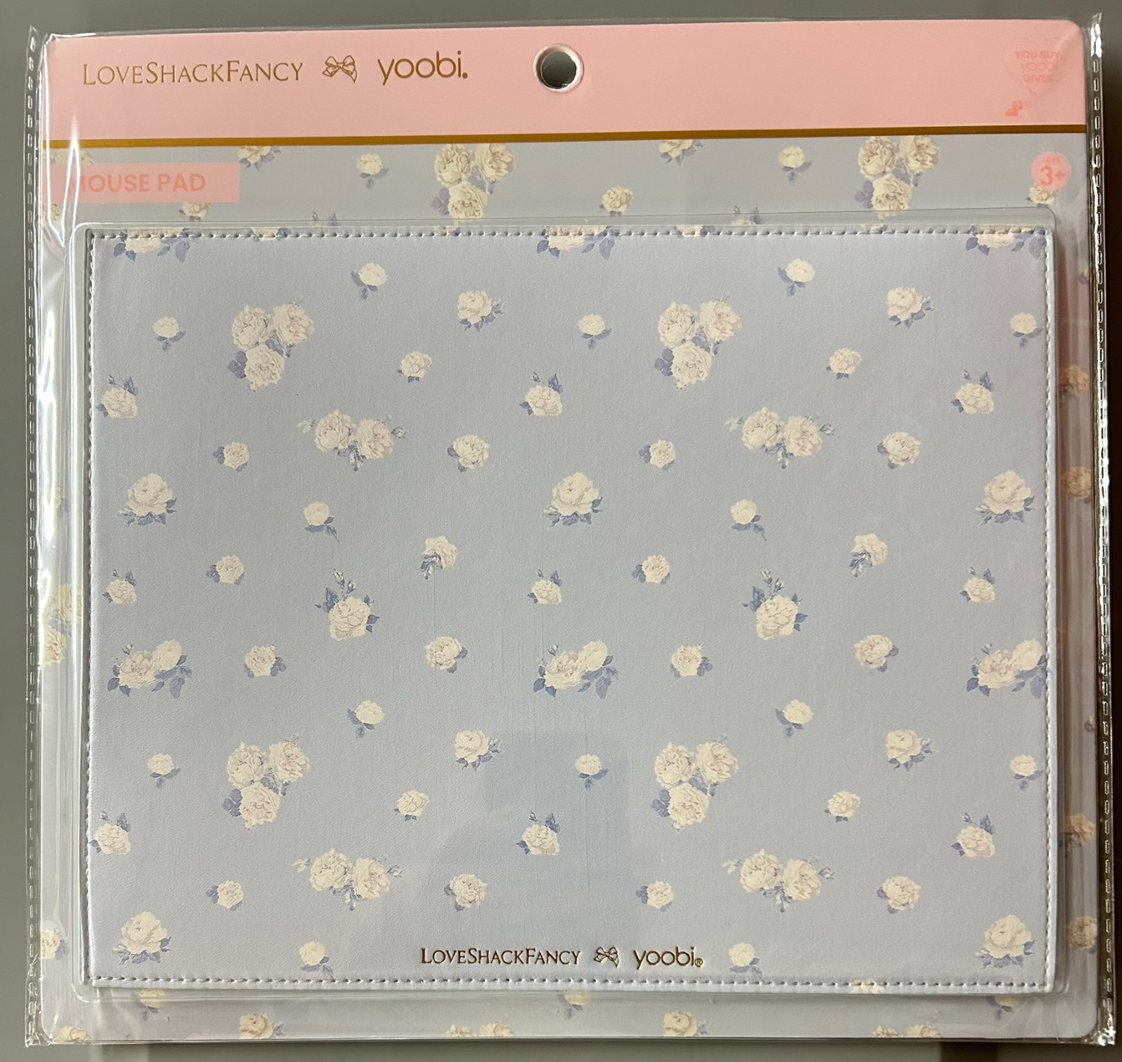 LoveShackFancy Yoobi Mouse Pad Blue NEW 🚚✅