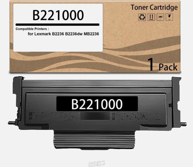 B221000 Black Toner Cartridge OEM Lexmark B2236 B2236dw MB2236 Printer