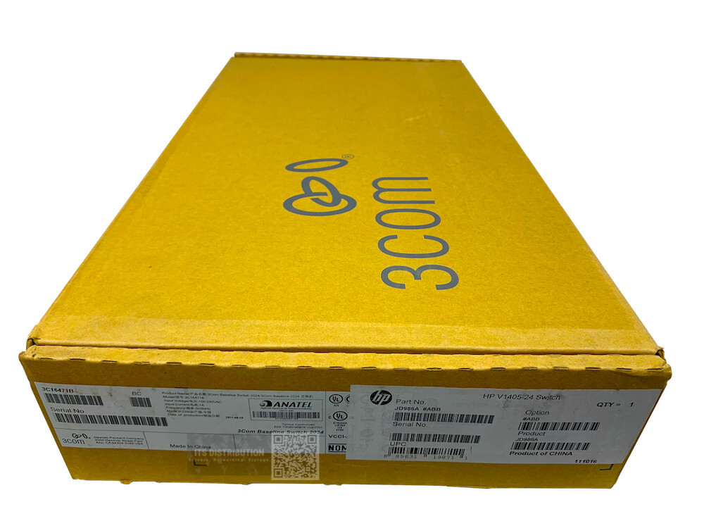 JD986A I HPE 3COM V1405-24 10/100Base-TX Switch 3C16471B BRAND NEW SEALED